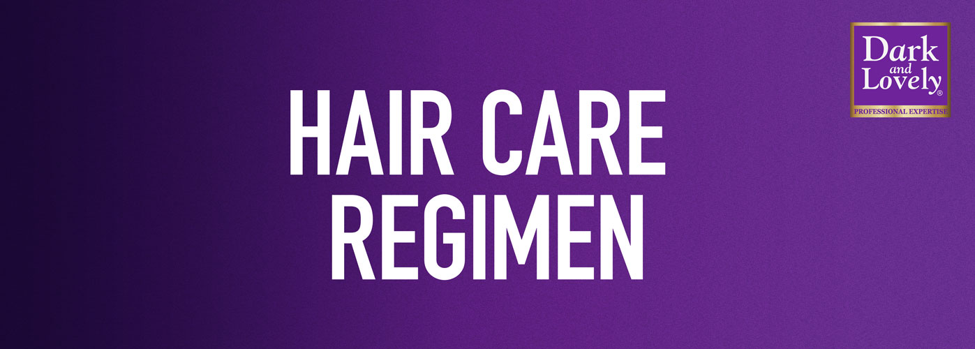 Hair Care Regimen Banner